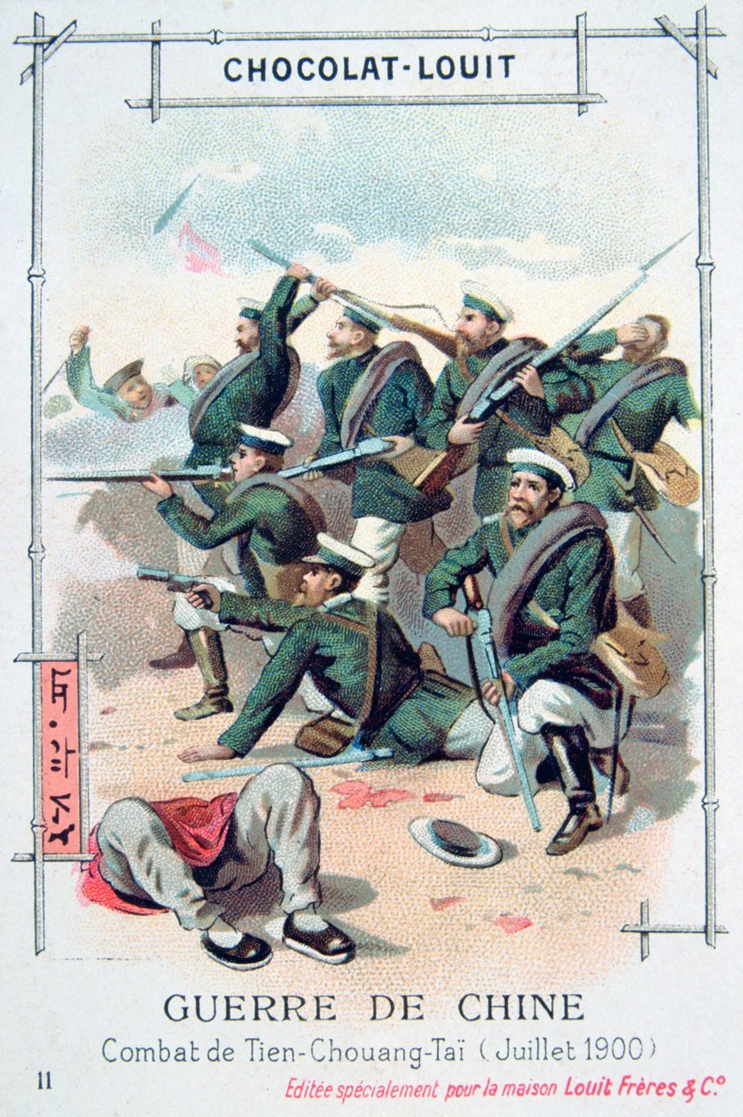 Slaget ved Tien-Chuang-Tai, Kina, Boxer Rebellion, juli 1900 af Unbekannt