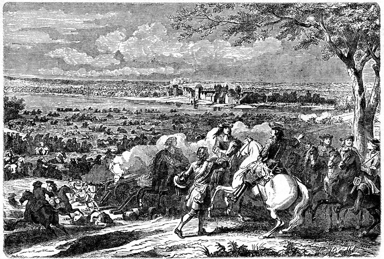 Slaget ved Rhinen, 1898 af Unbekannt