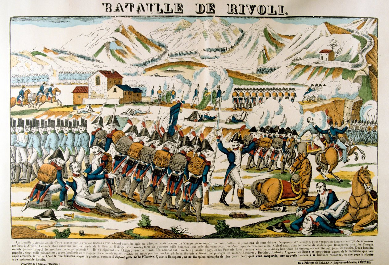 Slaget ved Rivoli, 14. januar, 1797, 1800-tallet af Unbekannt
