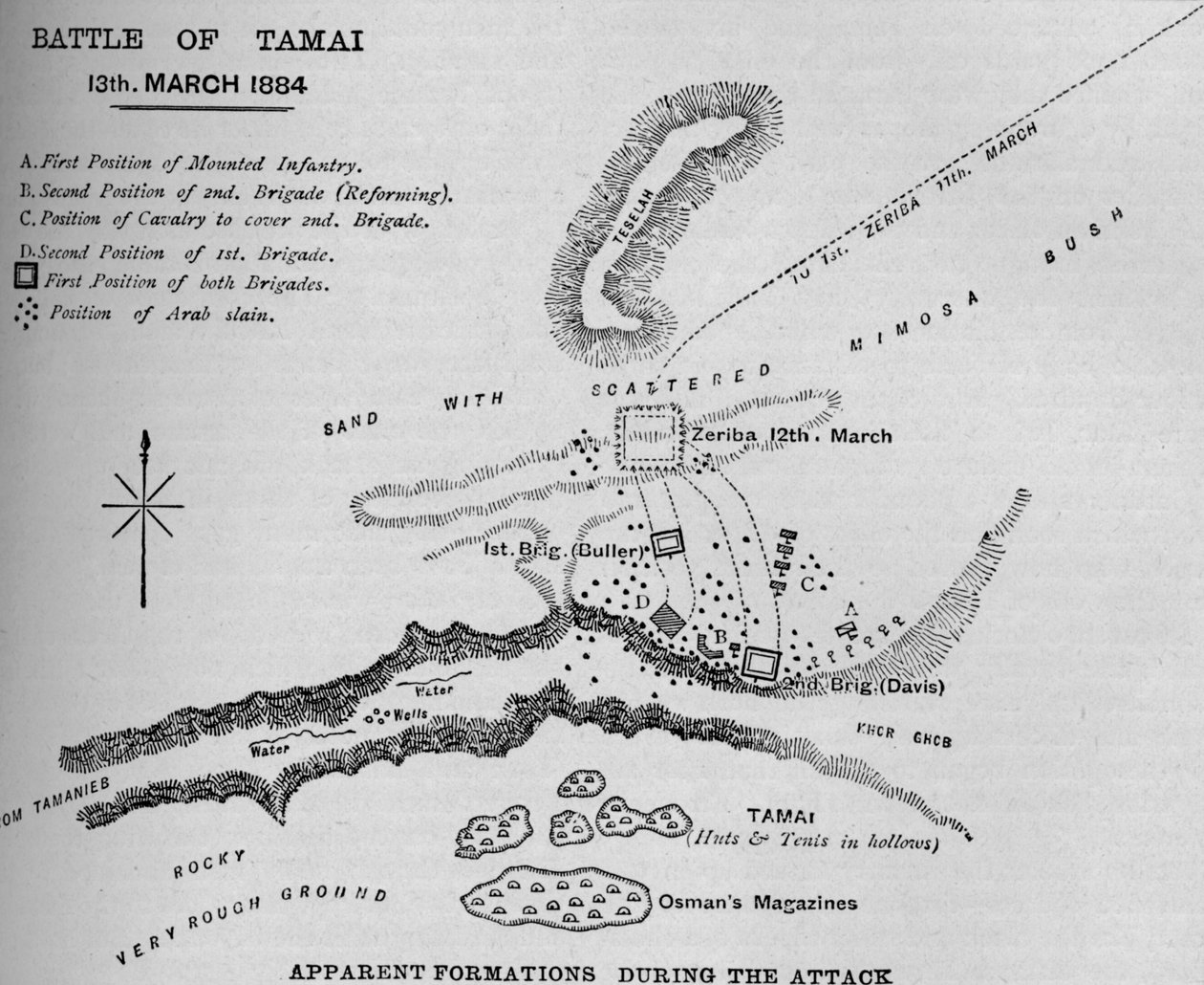 Slaget ved Tamai: Plan, 1902 af Unbekannt