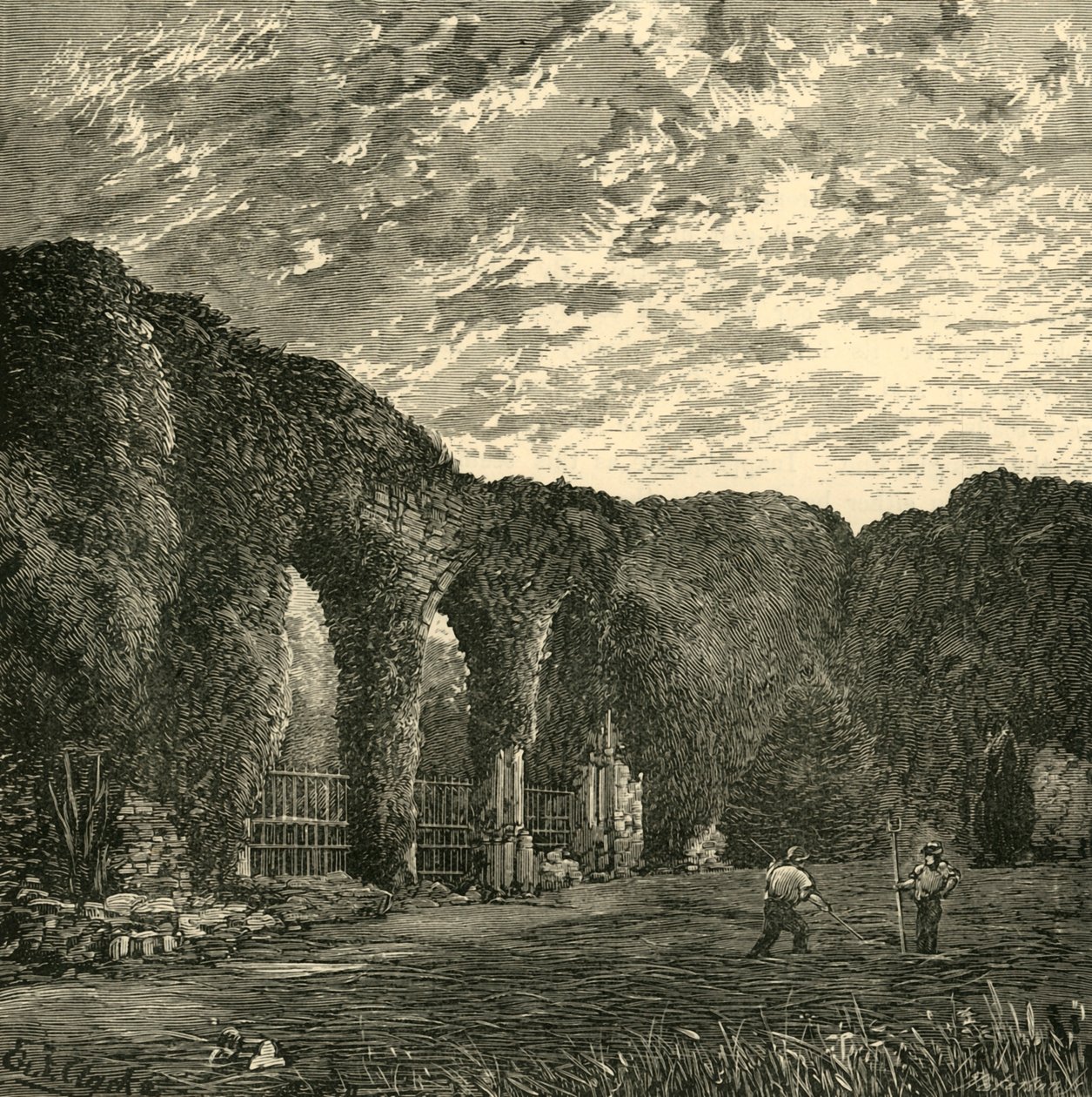 Beaulieu Abbey, 1898. af Unbekannt