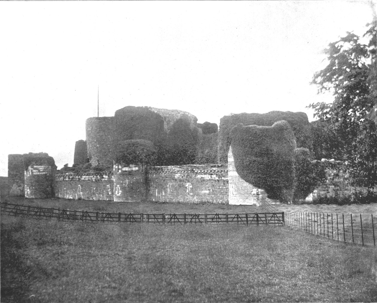 Beaumaris Castle, Anglesey, Wales, 1894. af Unbekannt