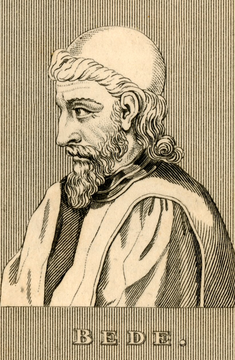 Bede, 672-735, 1830. af Unbekannt