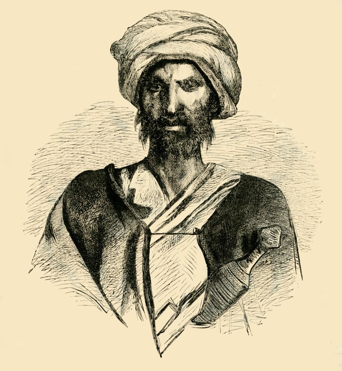 Beduin-araber, 1890. af Unbekannt