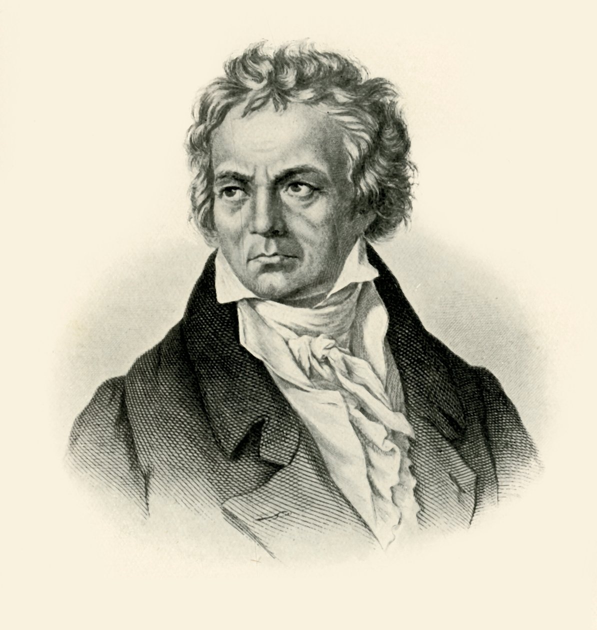 Beethoven, begyndelsen af det 19. århundrede, 1907. af Unbekannt