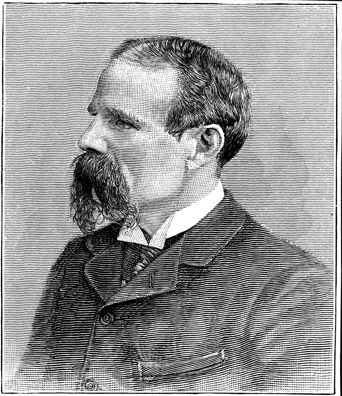 Benjamin Baker 1840-1907, britisk civilingeniør, c1896 af Unbekannt