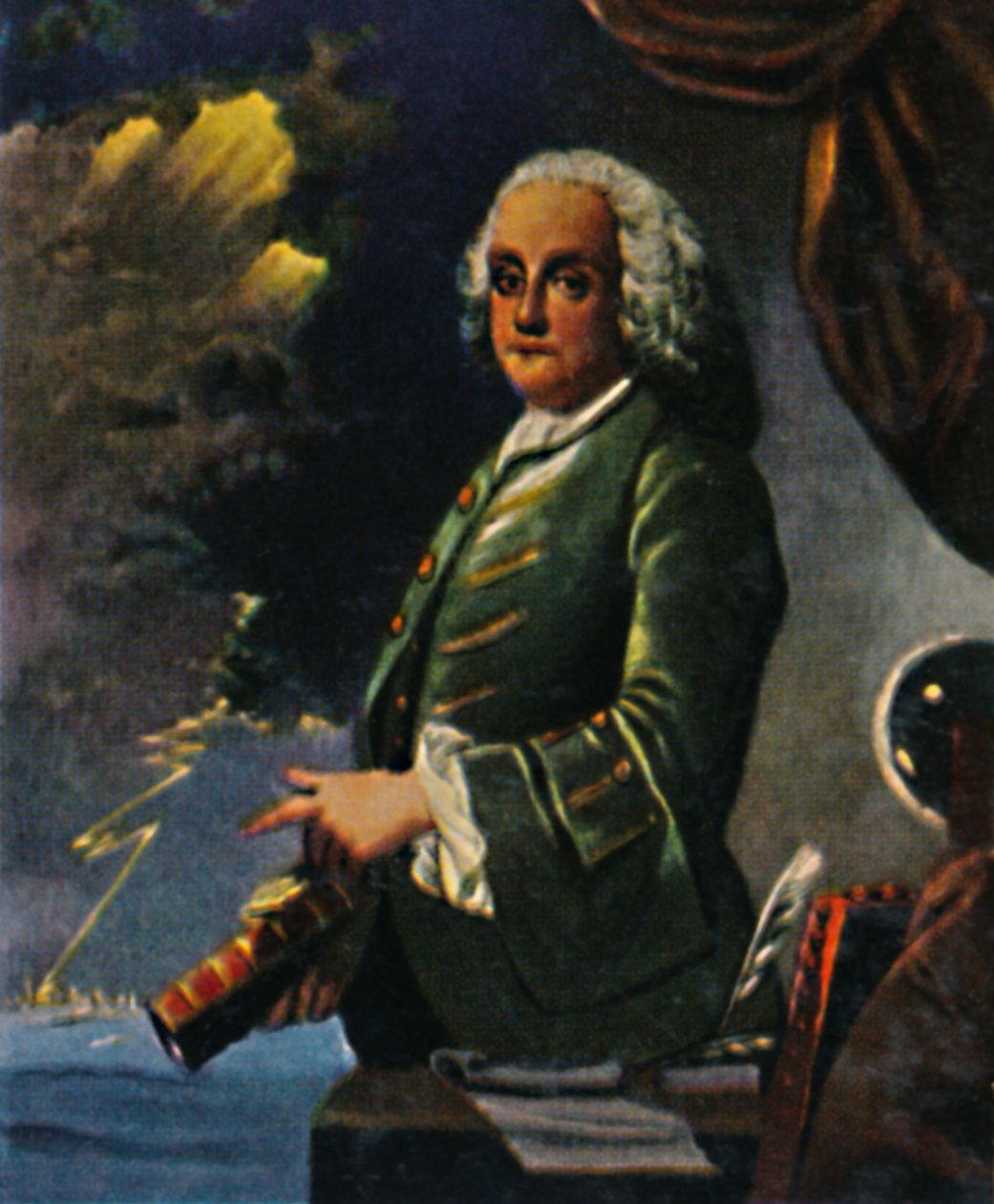 Benjamin Franklin 1706-1790, 1934. af Unbekannt