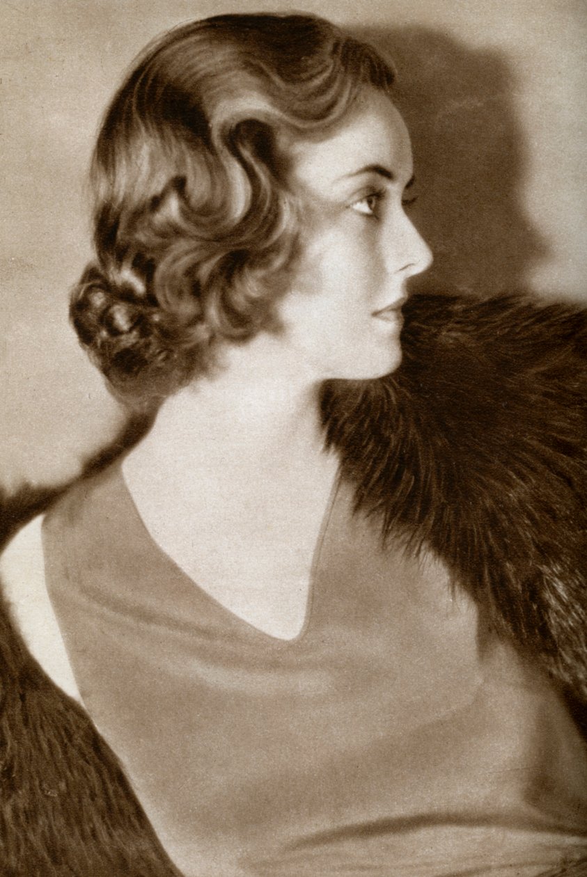 Bette Davis, amerikansk skuespillerinde, 1933 af Unbekannt