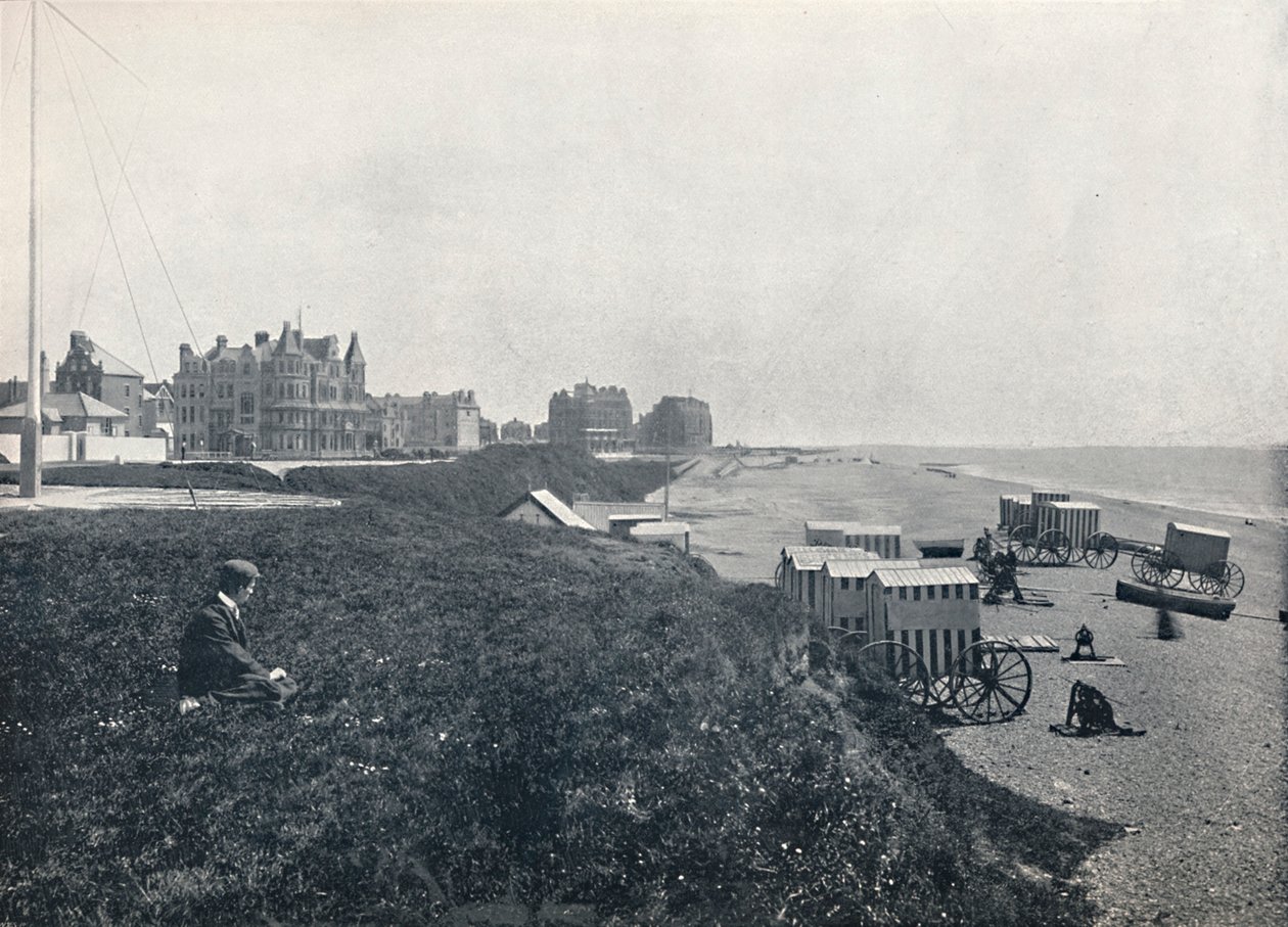 Bexhill - The Hotels and the Beach, 1895 af Unbekannt