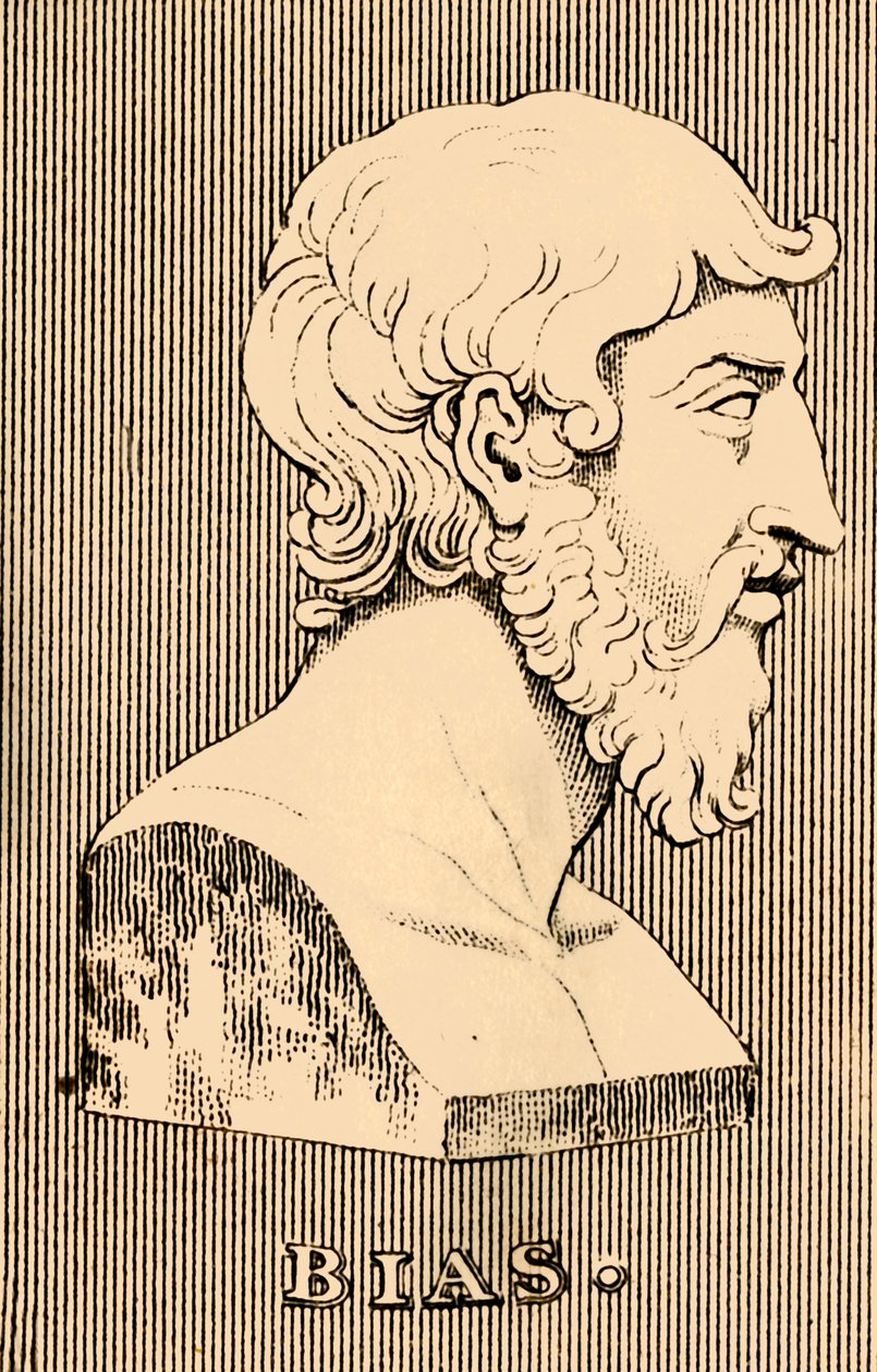 Bias, død 530 f.Kr., 1830. af Unbekannt