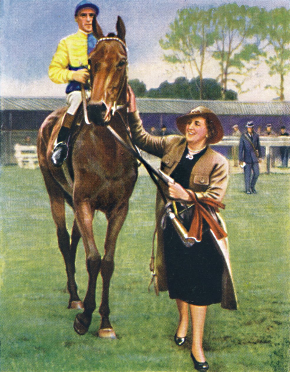 Black Speck, Jockey: A. Richardson, 1939 af Unbekannt