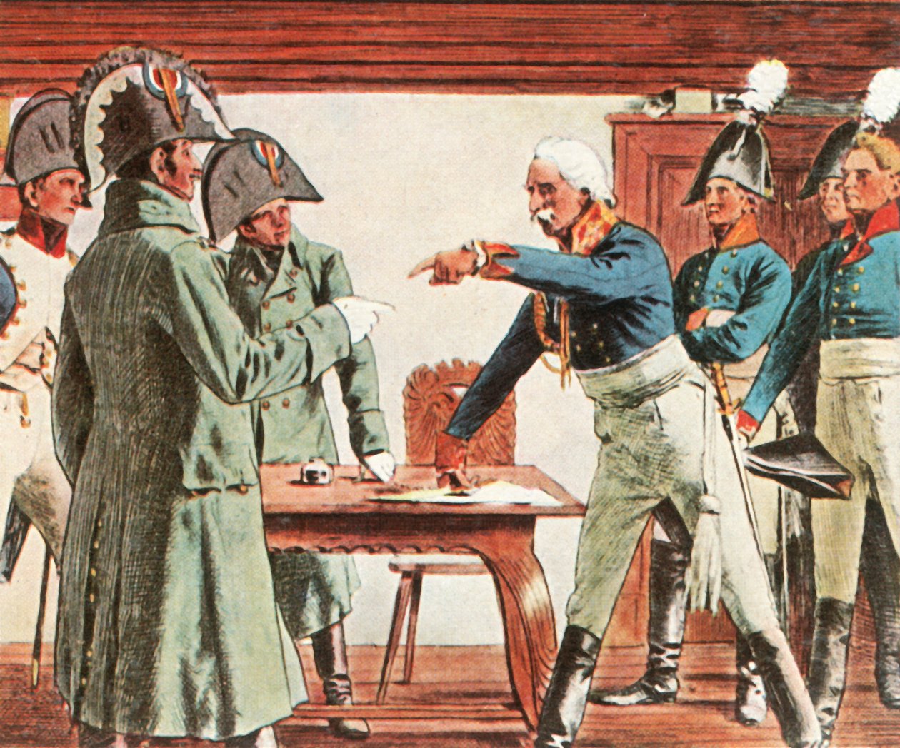 Blucher overgiver sig nær Ratkau, 7. november 1806, 1936. af Unbekannt