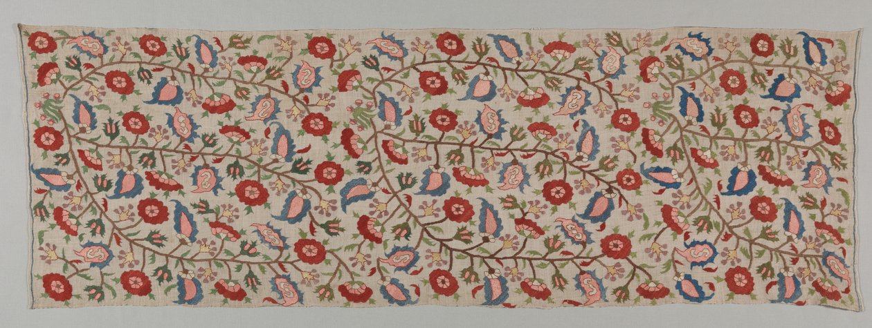 Bolster Cover, 1800-tallet. af Unbekannt