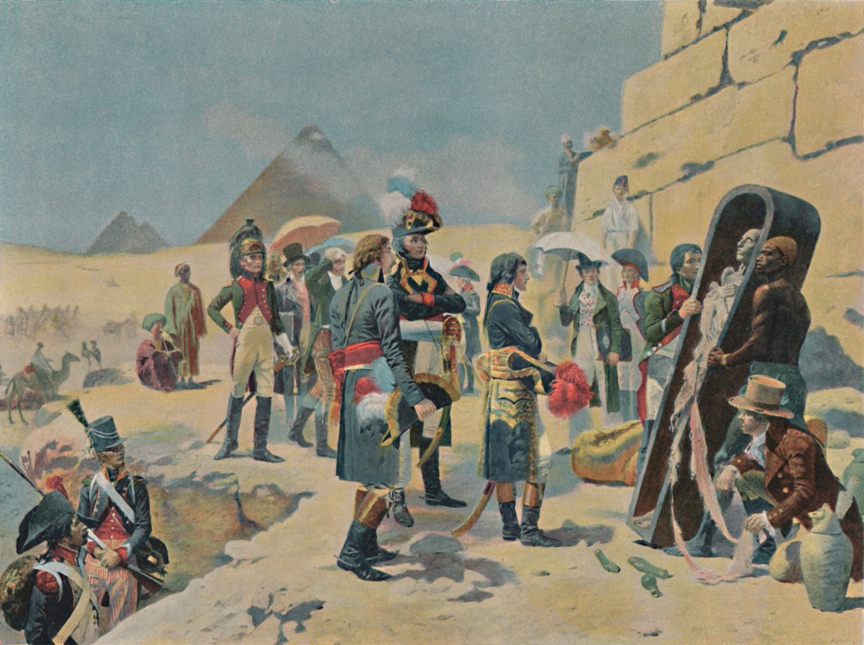 Bonaparte With The Savants in Egypt, c1801, 1896. af Unbekannt