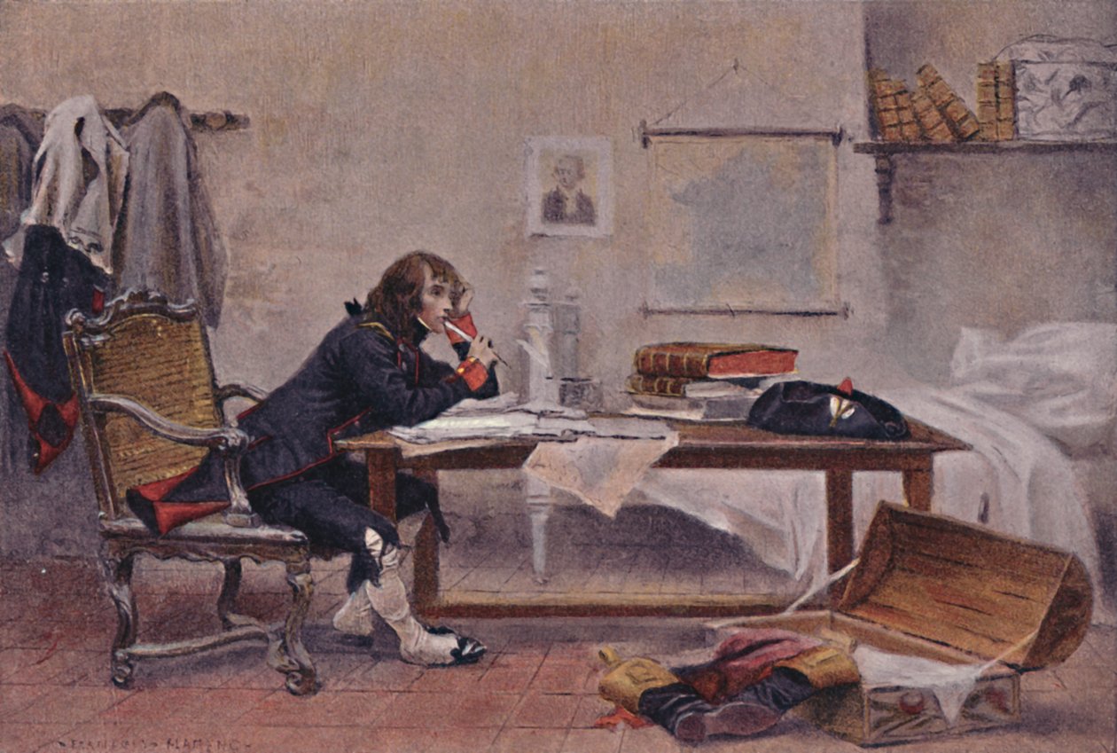 Bonaparte i Auxonne, 1788, 1896. af Unbekannt