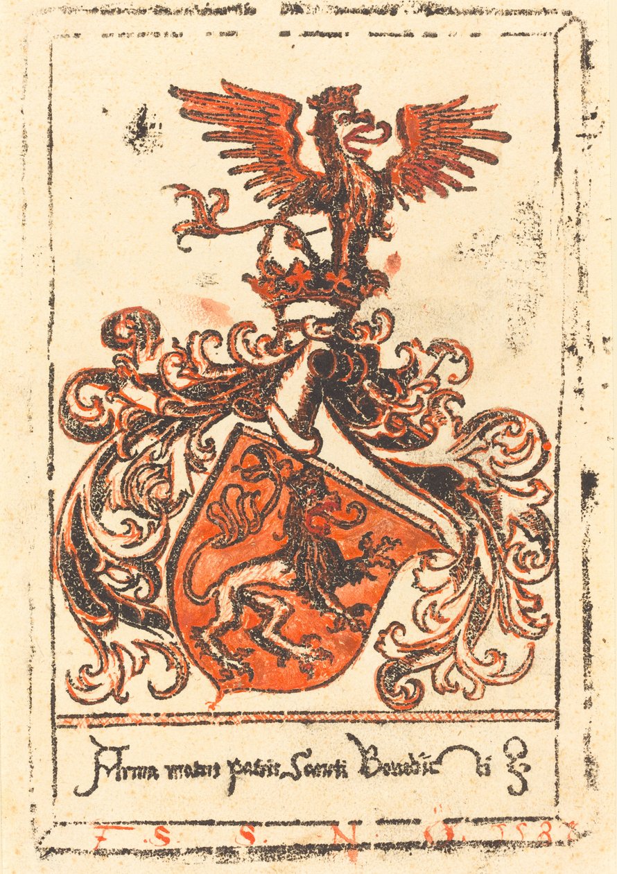 Bogskilt fra klosteret Ottobeuren, ca. 1500. af Unbekannt