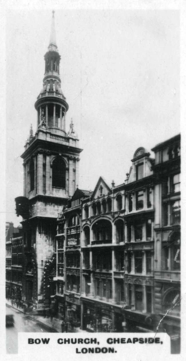 Bow Church, Cheapside, London, c1920