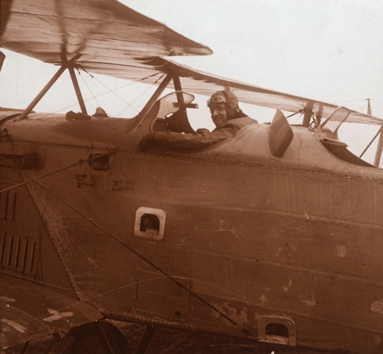 Breguet biplan starter, c1914-c1918 af Unbekannt