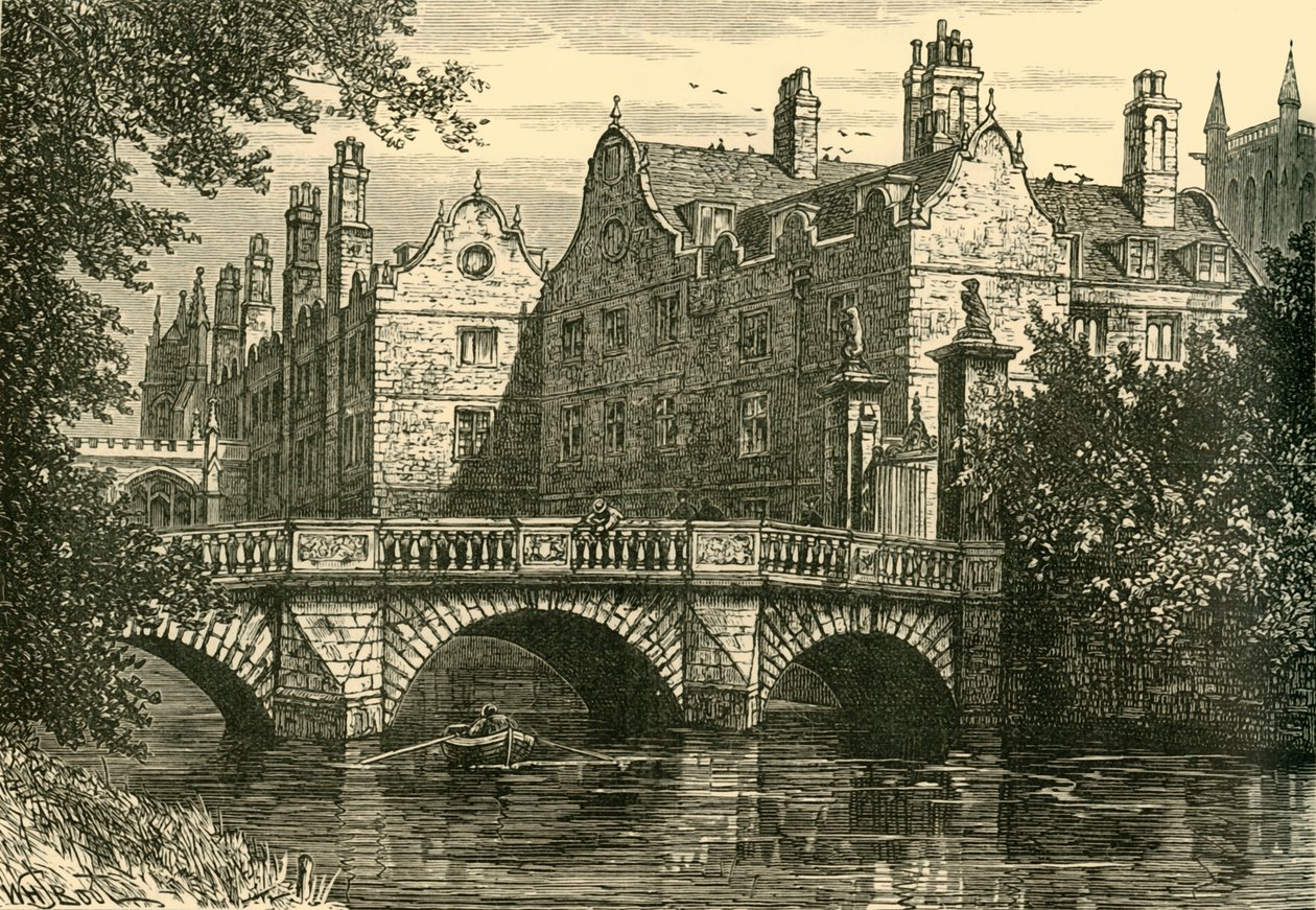 Bridge, St. Johns College, 1898. af Unbekannt