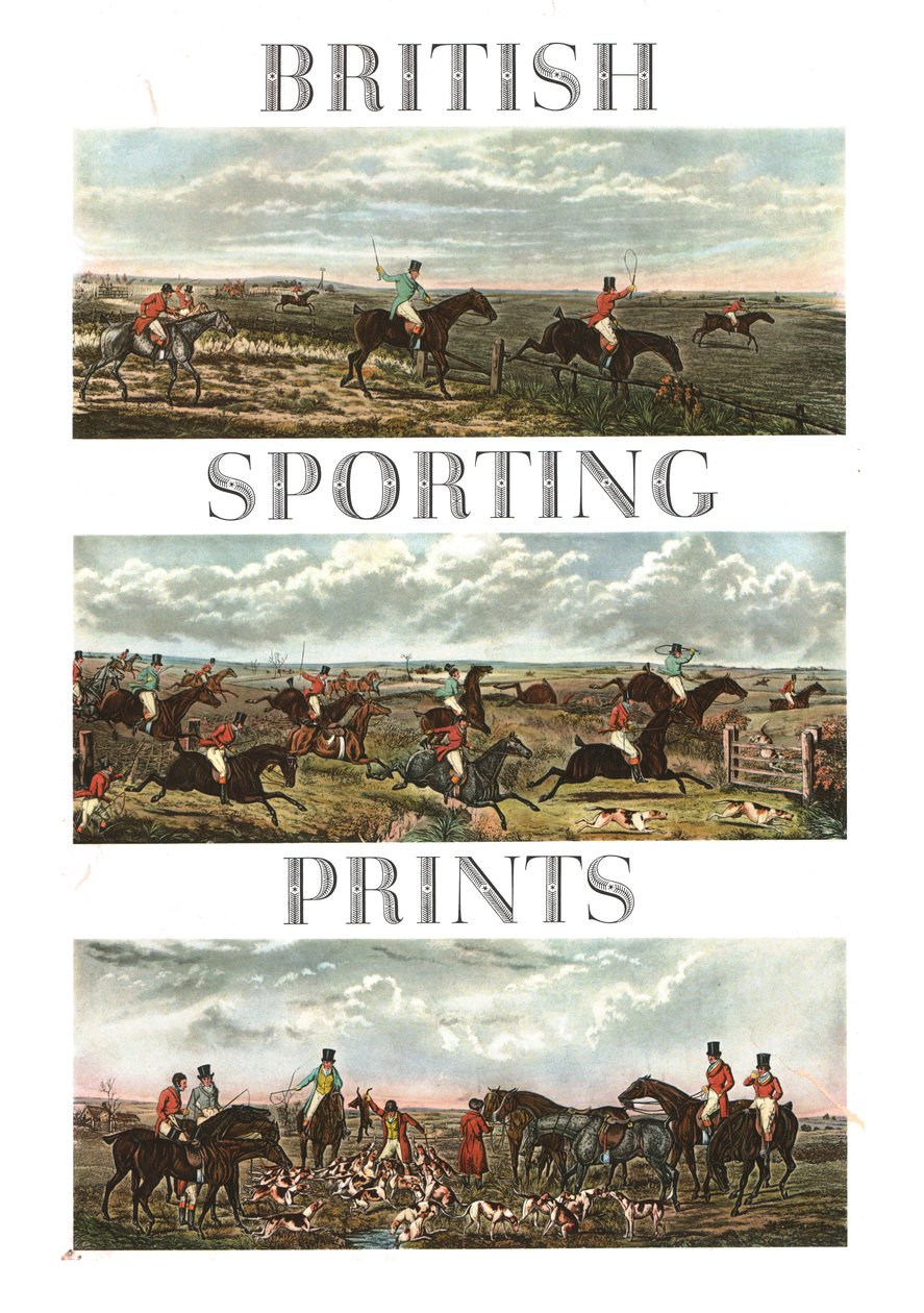 British Sporting Prints, c1955. af Unbekannt