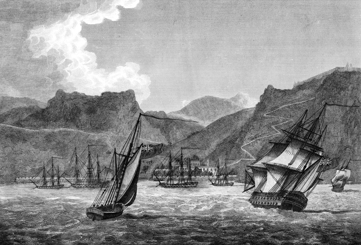 Britisk forsendelse fra St. Helena, 1817 af Unbekannt