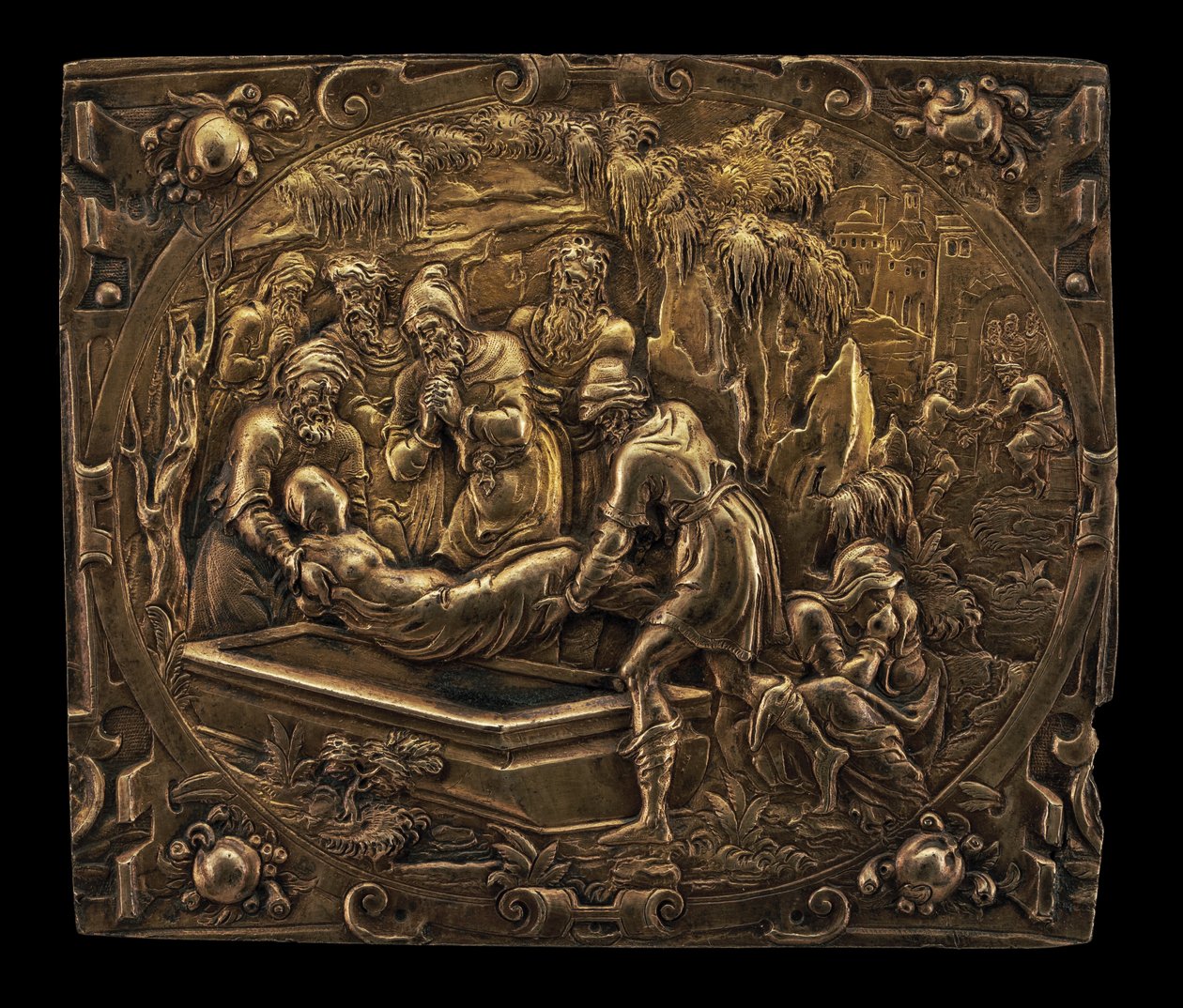 Begravelse af en helgen, ca. 1600. af Unbekannt