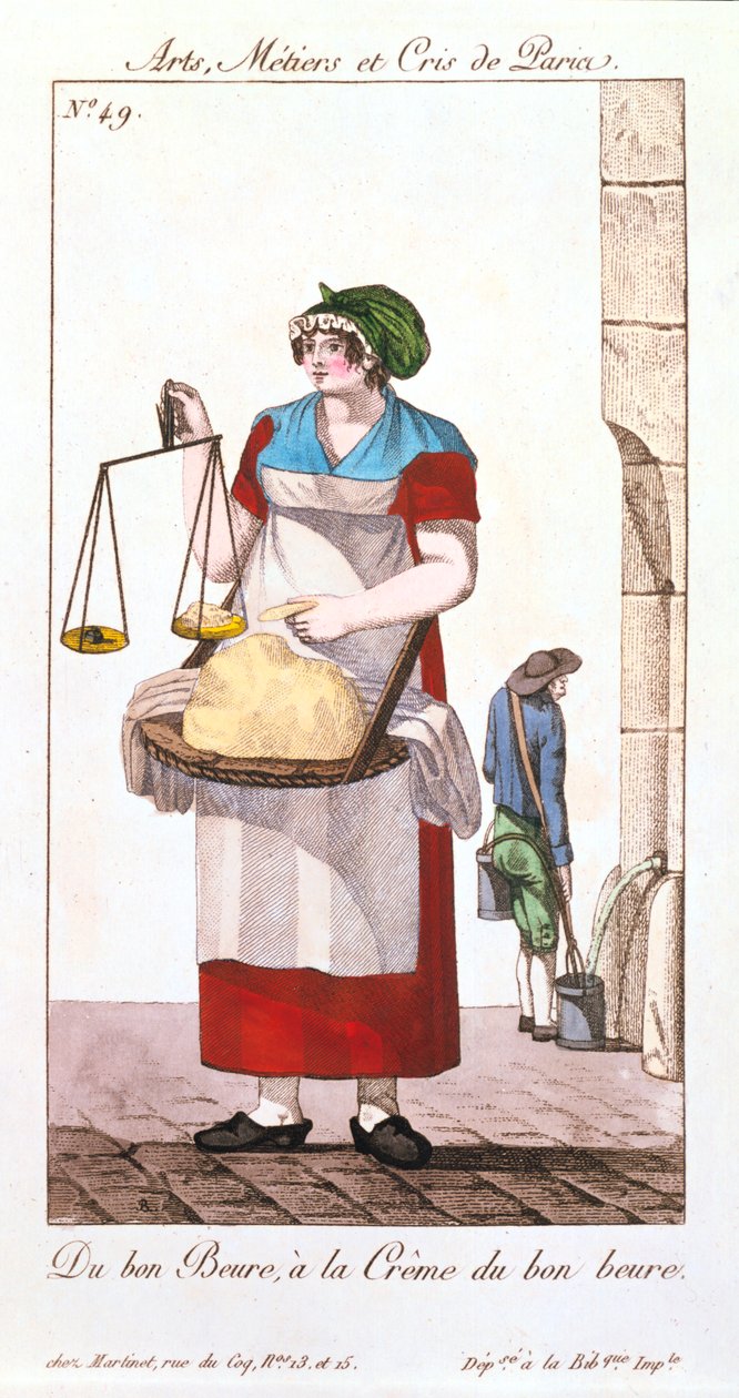 Smørsælger, 1826 af Unbekannt