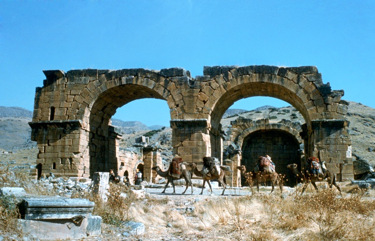 Byzantinsk, Hierapolis, Pamukkale, Tyrkiet, 190 f.Kr af Unbekannt