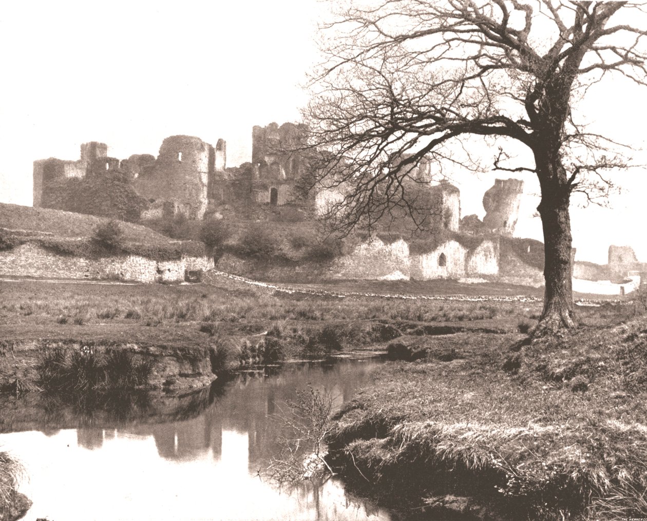Caerphilly Castle, Wales, 1894. af Unbekannt