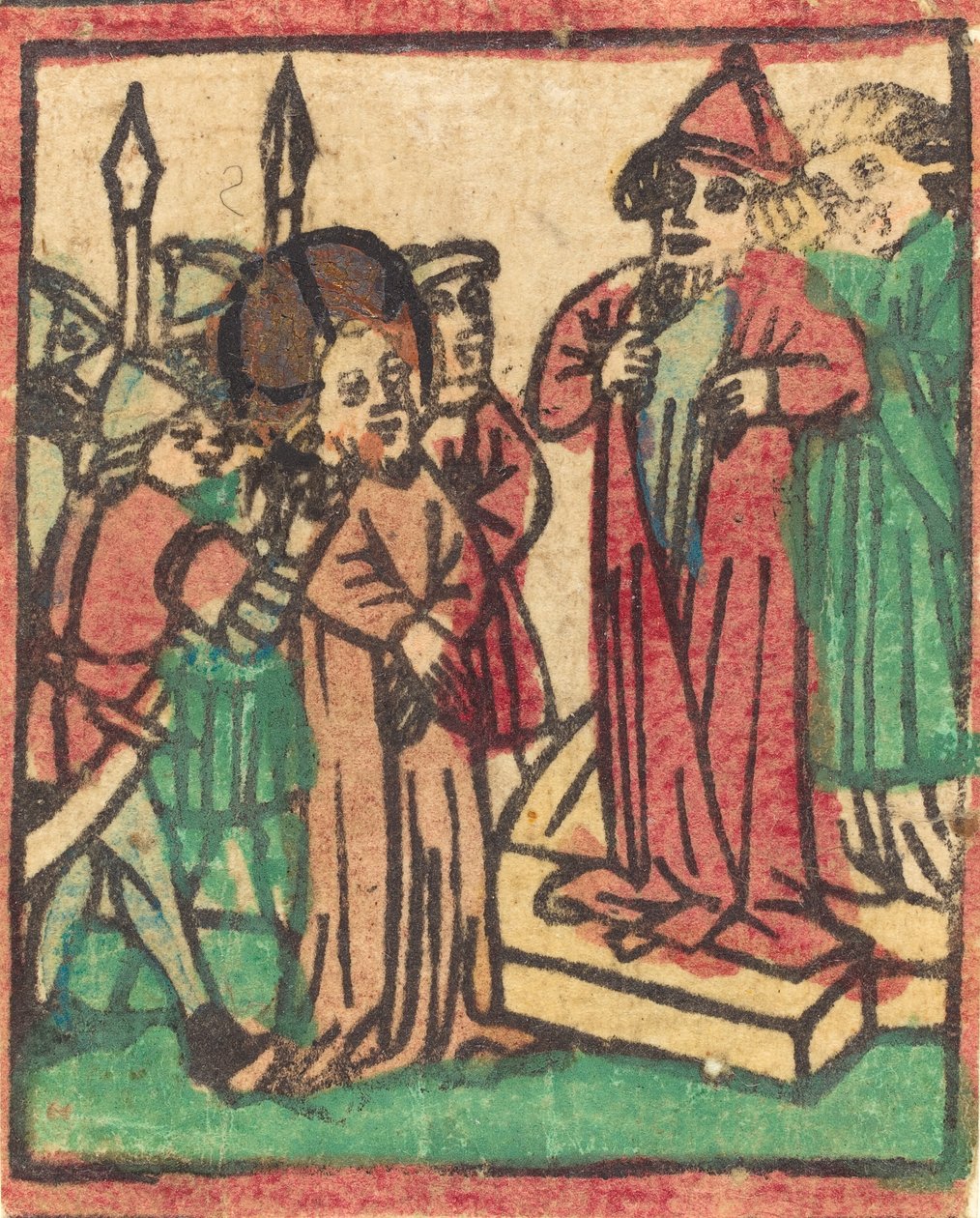 Kajfas river sit tøj, sandsynligvis 1449. af Unbekannt