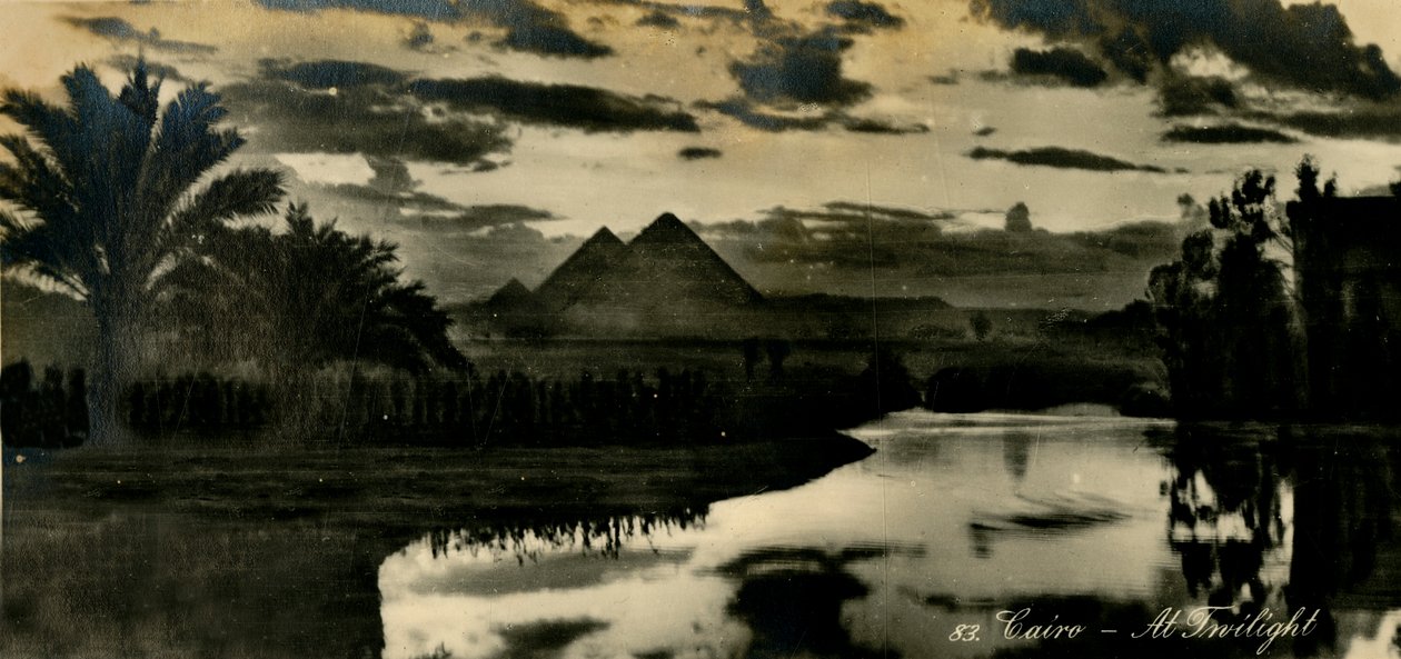 Kairo - Ved Twilight, c1918-c1939. af Unbekannt