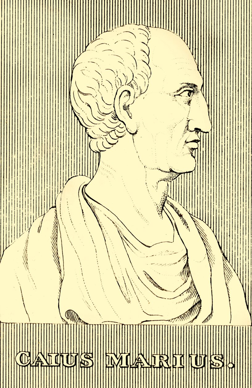 Caius Marius, 157 f.Kr.- 86 f.Kr., 1830. af Unbekannt