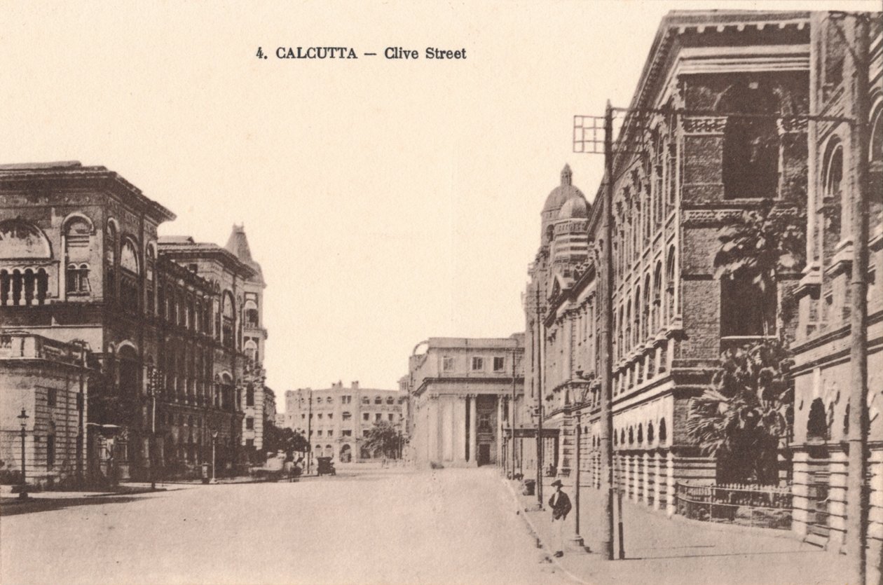 Calcutta - Clive Street, c1900 af Unbekannt