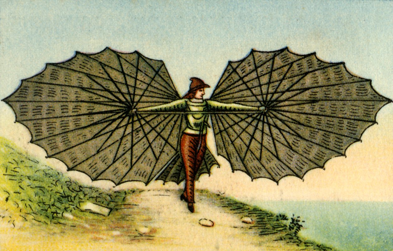 Caprettis flyvemaskine, 1877, 1932. af Unbekannt