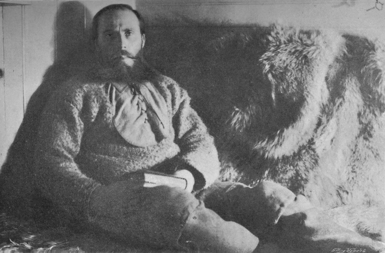 Kaptajn Sverdrup i sin Kahyt, 1895, 1897 af Unbekannt