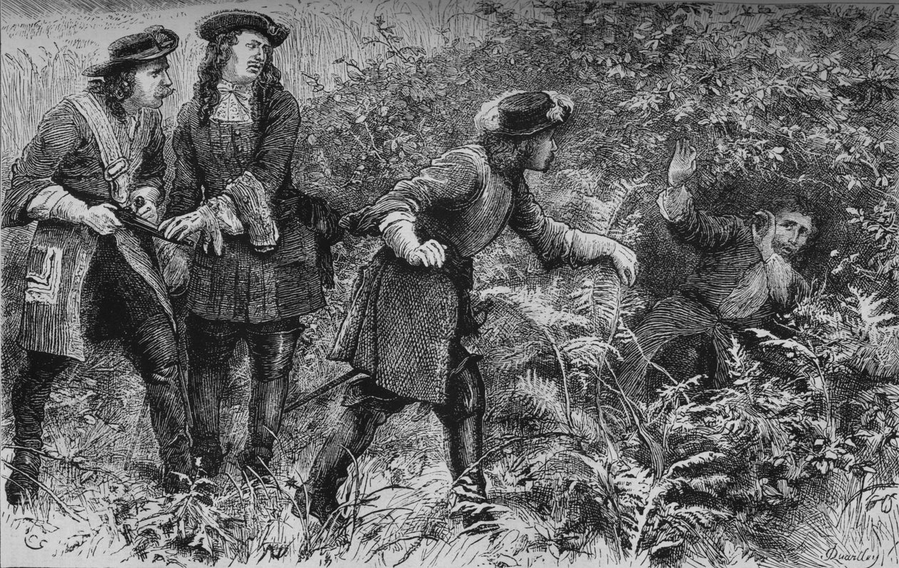 Erobringen af Monmouth, 6. juli 1685, c1880 af Unbekannt