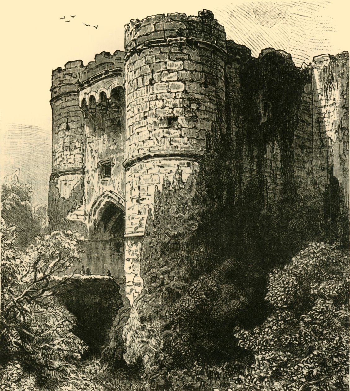 Carisbrooke Castle, 1898. af Unbekannt