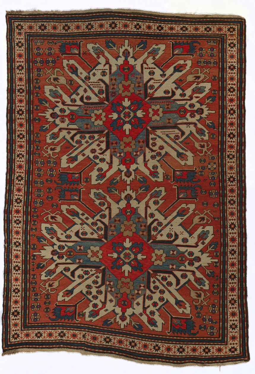 Tæppe, 1800 - 1850. af Unbekannt