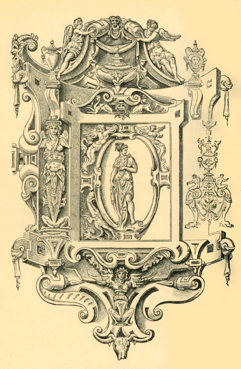 Cartouche, midten af det 16. århundrede, 1881. af Unbekannt