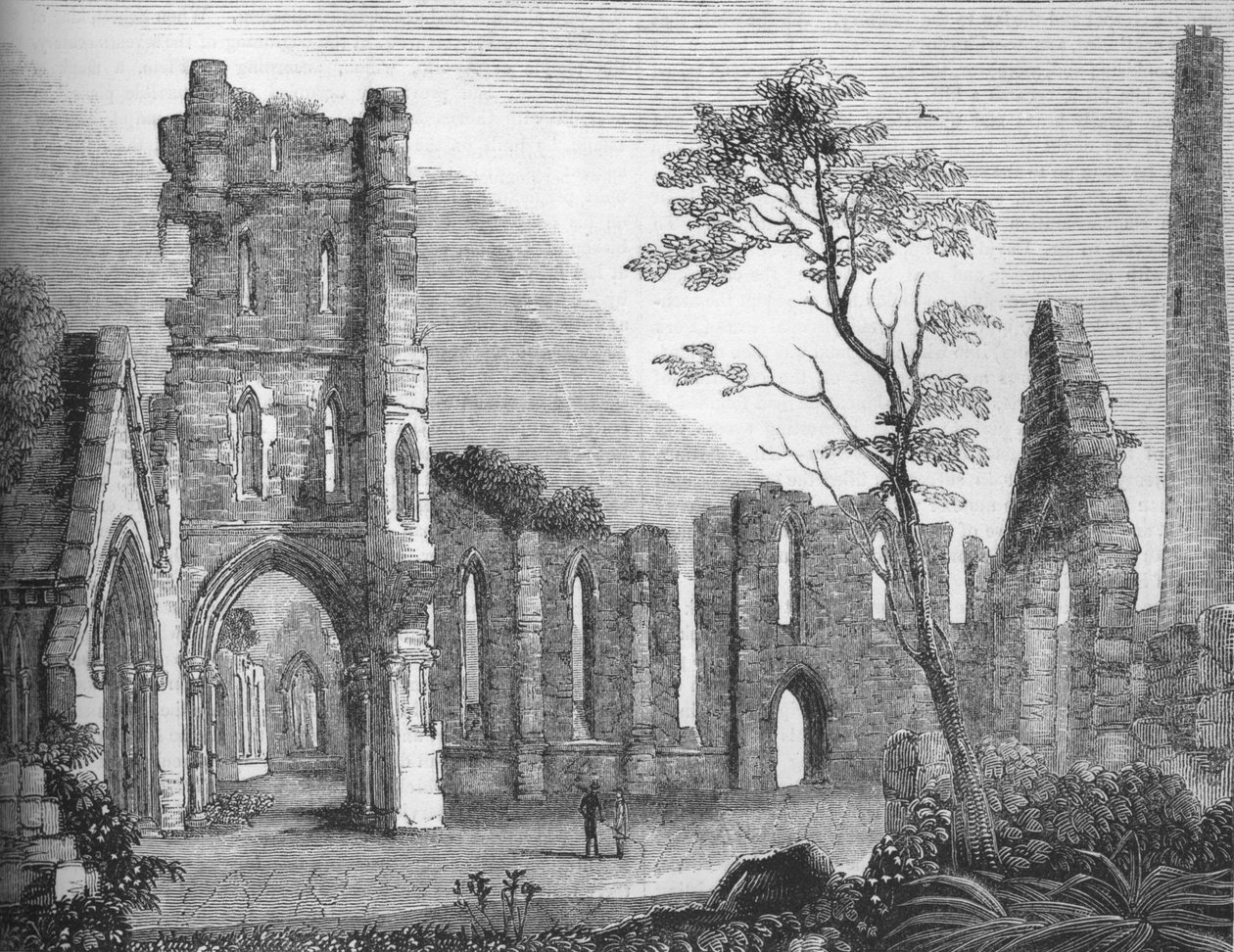 Katedralen i Kildare, 1845 af Unbekannt