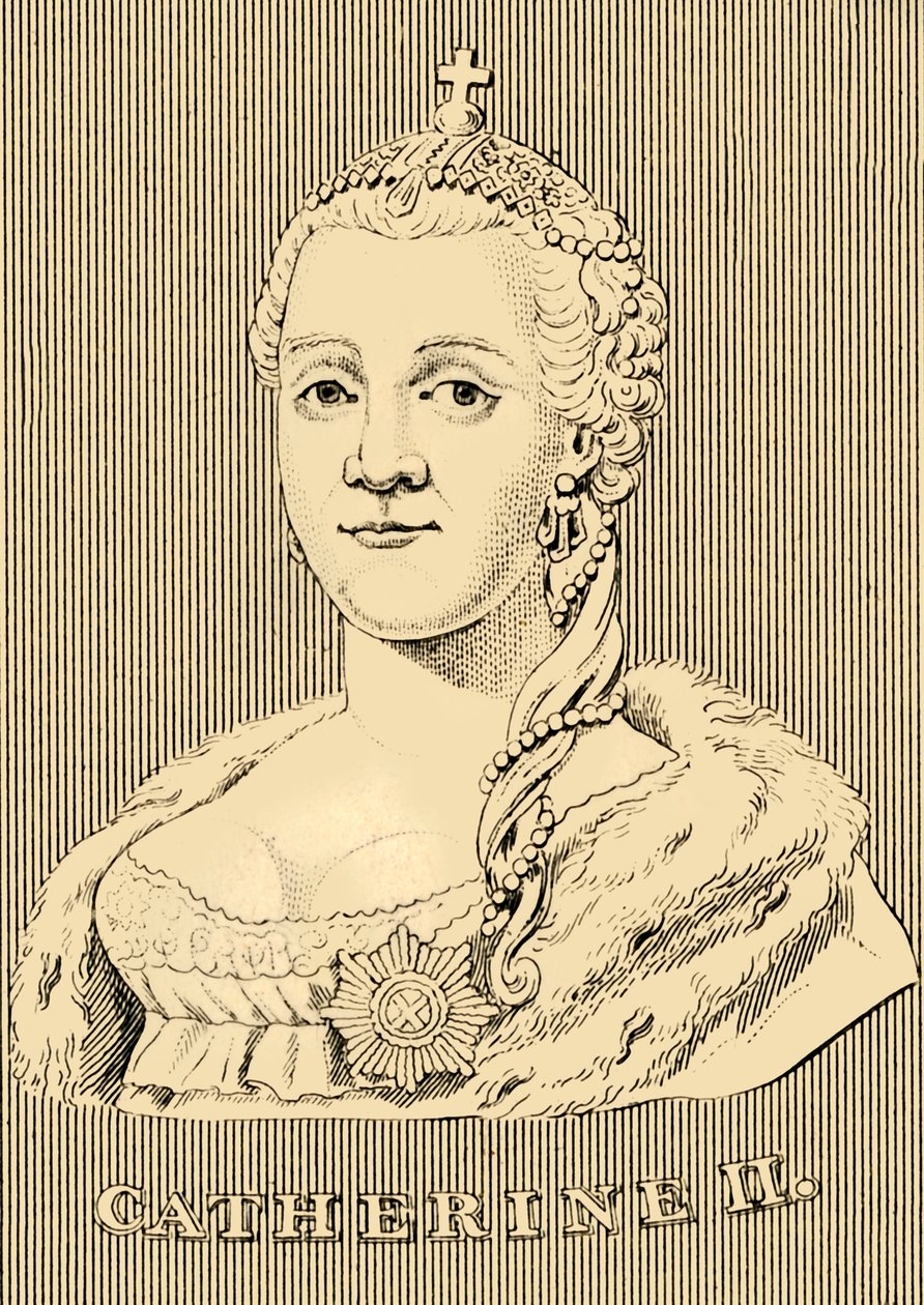 Catherine II, 1729-1796, 1830. af Unbekannt