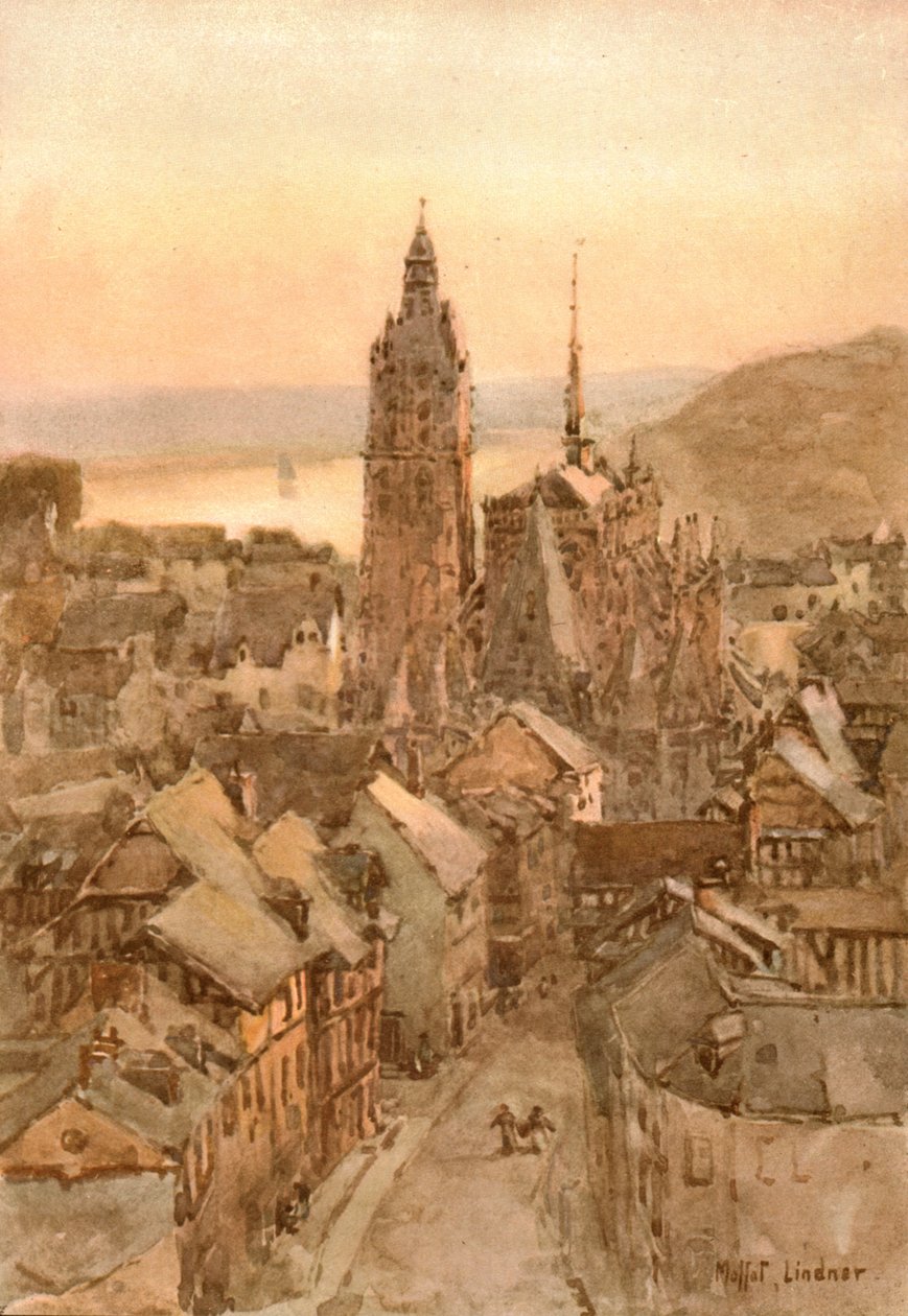 Caudebec en Caux, 1901, c1902. af Unbekannt