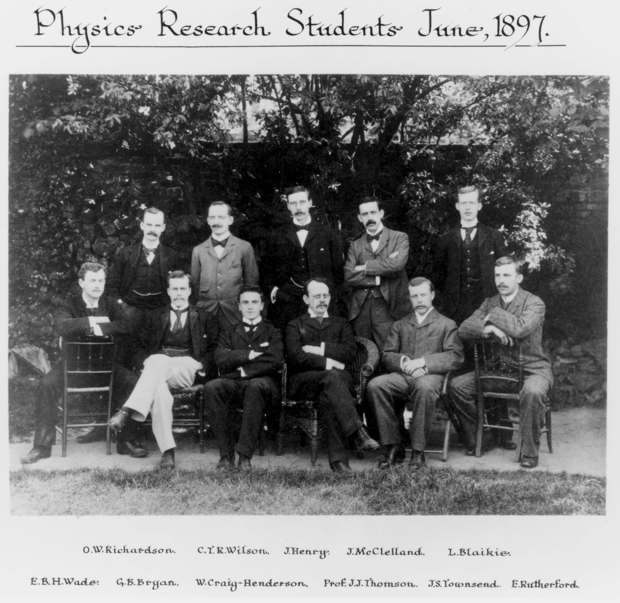 Forskerstuderende i Cavendish Laboratory af Unbekannt