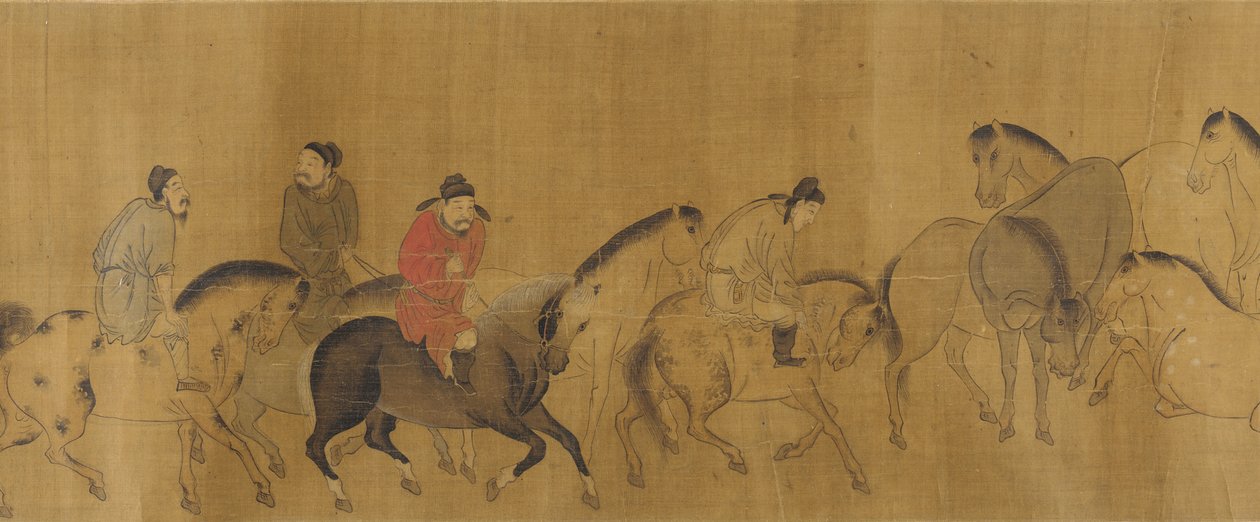 Himmelske heste, sent Ming-dynasti, 1600-tallet. af Unbekannt