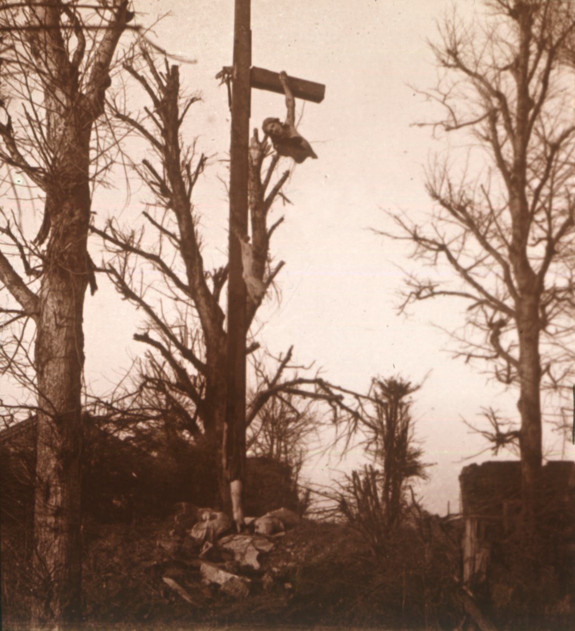 Kirkegård i Arras, Nordfrankrig, c1914-c1918 af Unbekannt