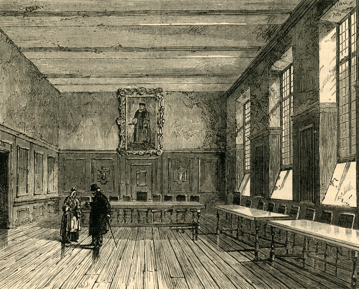 Chapel of Merchant Taylors School, c1872. af Unbekannt