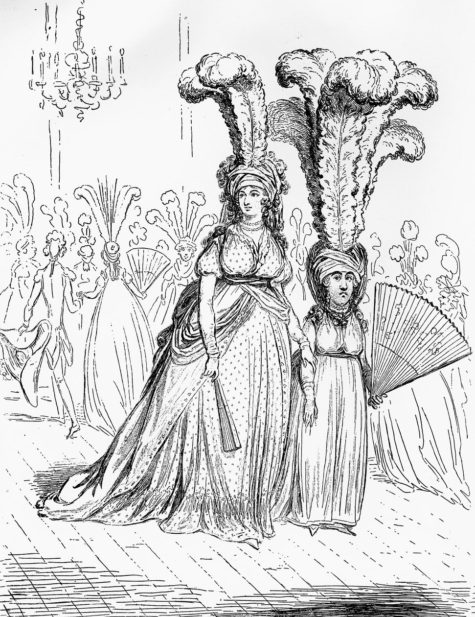Characters in High Life..., 1795 af Unbekannt