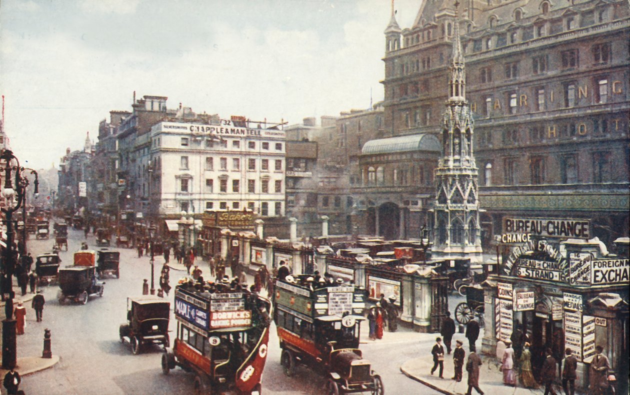 Charing Cross and the Strand, London, c1910. af Unbekannt
