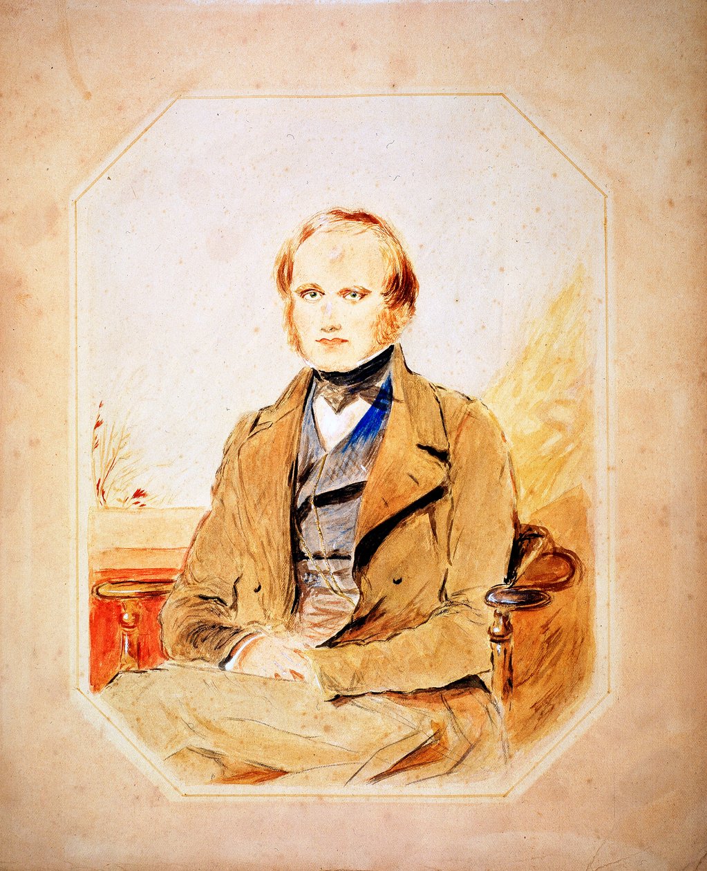 Charles Darwin, engelsk naturforsker af Unbekannt