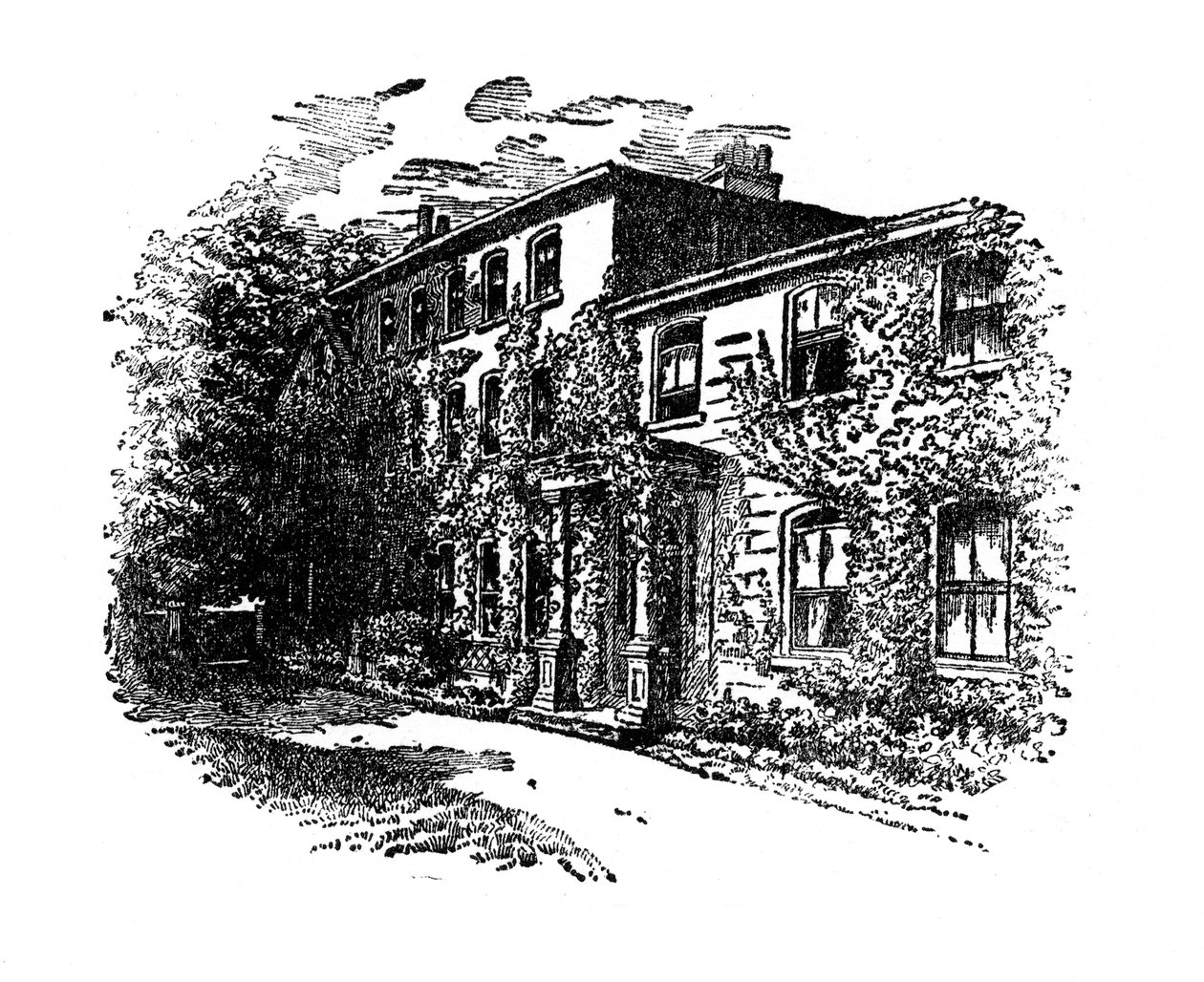 Charles Darwins hus i Downe, Kent af Unbekannt